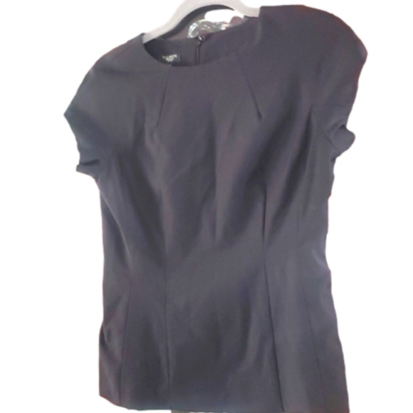 Talbots Signiture wear petites black Taylord blouse 4P - Picture 1 of 5